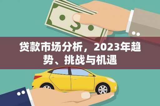 湖北贷款市场分析，2023年趋势、挑战与机遇