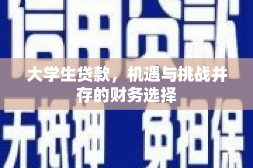 湖北大学生贷款，机遇与挑战并存的财务选择