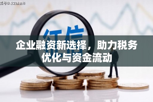 湖北企业融资新选择，助力税务优化与资金流动