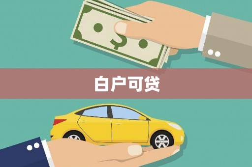 湖北白户可贷