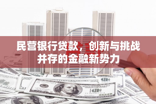 湖北民营银行贷款，创新与挑战并存的金融新势力