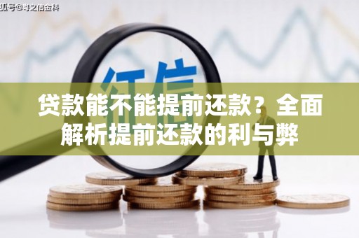 湖北贷款能不能提前还款？全面解析提前还款的利与弊