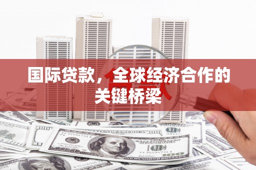 湖北国际贷款，全球经济合作的关键桥梁