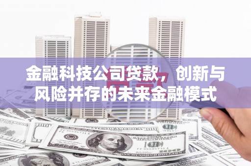 湖北金融科技公司贷款，创新与风险并存的未来金融模式