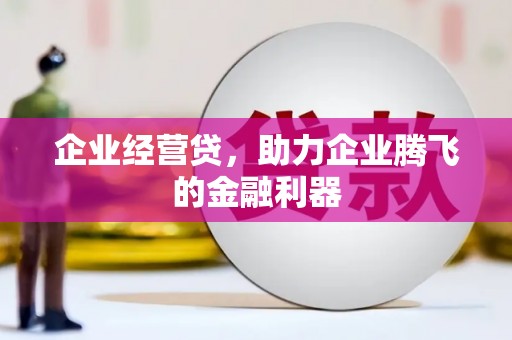 湖北企业经营贷，助力企业腾飞的金融利器