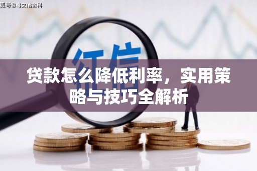 湖北贷款怎么降低利率，实用策略与技巧全解析