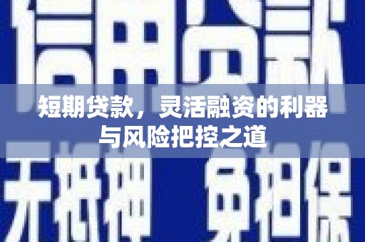湖北短期贷款，灵活融资的利器与风险把控之道