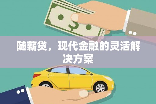 湖北随薪贷，现代金融的灵活解决方案