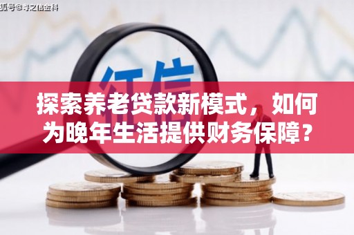 湖北探索养老贷款新模式，如何为晚年生活提供财务保障？