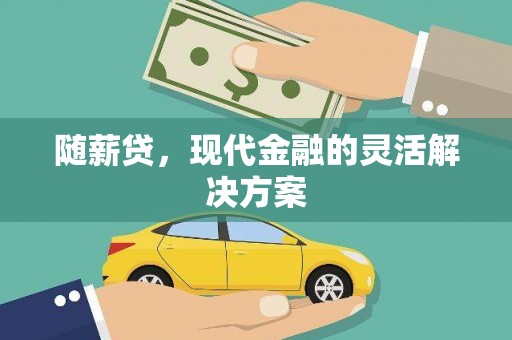 湖北随薪贷，现代金融的灵活解决方案