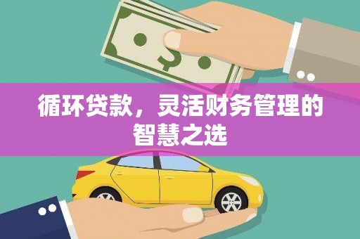 湖北循环贷款，灵活财务管理的智慧之选