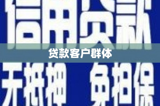 湖北贷款客户群体