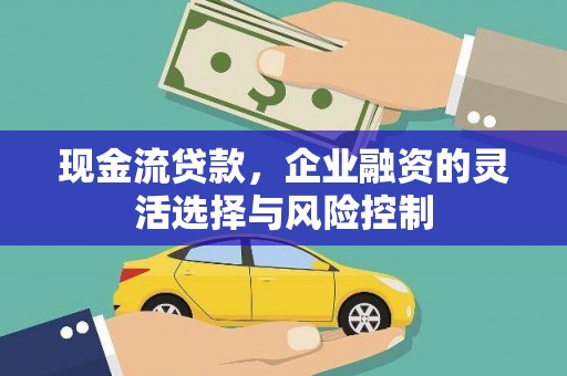 湖北现金流贷款，企业融资的灵活选择与风险控制