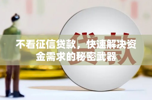 湖北不看征信贷款，快速解决资金需求的秘密武器
