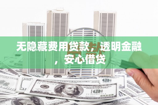 湖北无隐藏费用贷款，透明金融，安心借贷