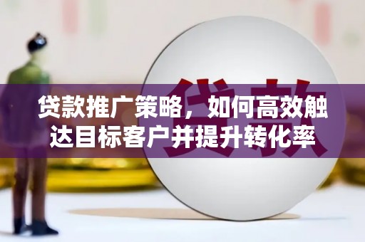 湖北贷款推广策略，如何高效触达目标客户并提升转化率