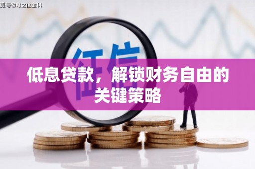 湖北低息贷款，解锁财务自由的关键策略
