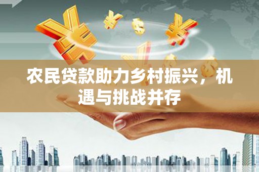 湖北农民贷款助力乡村振兴，机遇与挑战并存