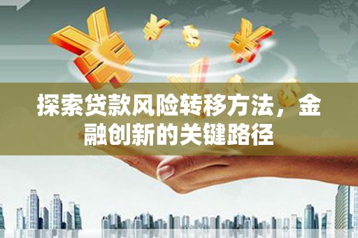 湖北探索贷款风险转移方法，金融创新的关键路径