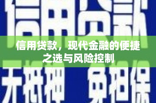 湖北信用贷款，现代金融的便捷之选与风险控制