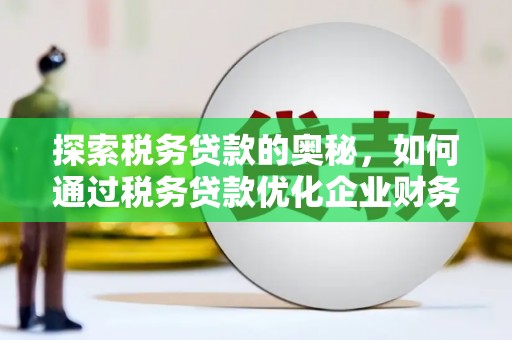 湖北探索税务贷款的奥秘，如何通过税务贷款优化企业财务