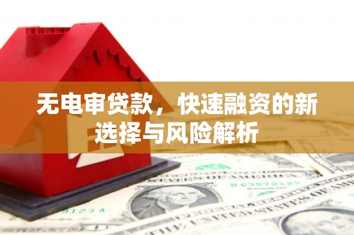 湖北无电审贷款，快速融资的新选择与风险解析