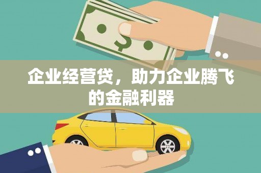 湖北企业经营贷，助力企业腾飞的金融利器