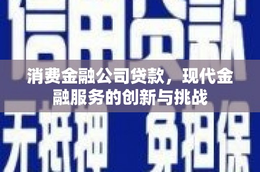 湖北消费金融公司贷款，现代金融服务的创新与挑战