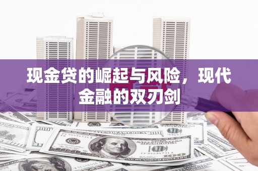 湖北现金贷的崛起与风险，现代金融的双刃剑