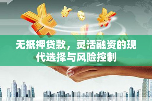 湖北无抵押贷款，灵活融资的现代选择与风险控制