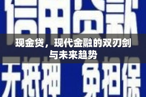 湖北现金贷，现代金融的双刃剑与未来趋势