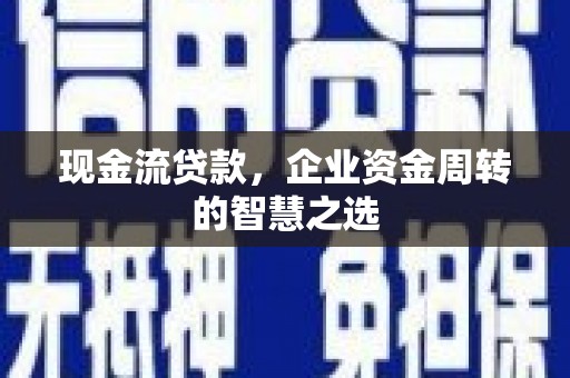 湖北现金流贷款，企业资金周转的智慧之选