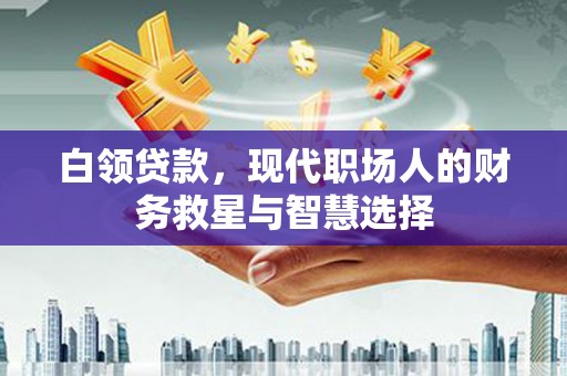 湖北白领贷款，现代职场人的财务救星与智慧选择