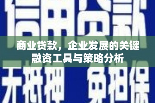 湖北商业贷款，企业发展的关键融资工具与策略分析