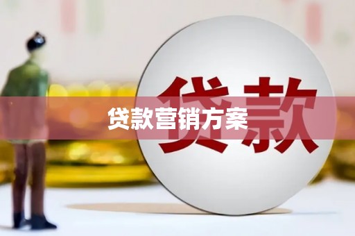 湖北贷款营销方案
