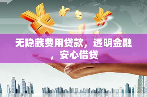 湖北无隐藏费用贷款，透明金融，安心借贷