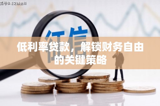 湖北低利率贷款，解锁财务自由的关键策略