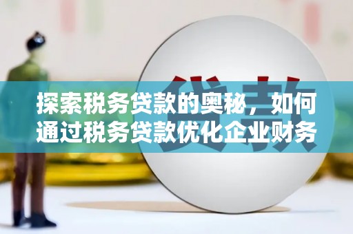 湖北探索税务贷款的奥秘，如何通过税务贷款优化企业财务