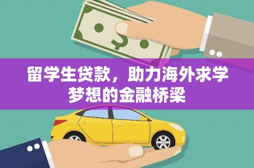 湖北留学生贷款，助力海外求学梦想的金融桥梁