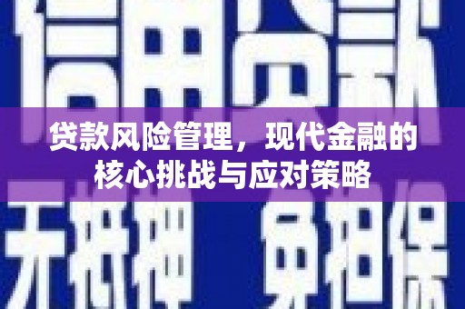 湖北贷款风险管理，现代金融的核心挑战与应对策略