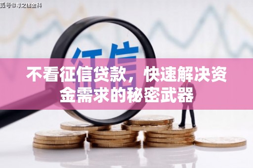 湖北不看征信贷款，快速解决资金需求的秘密武器