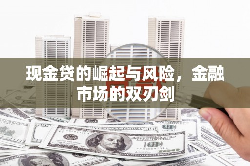 湖北现金贷的崛起与风险，金融市场的双刃剑