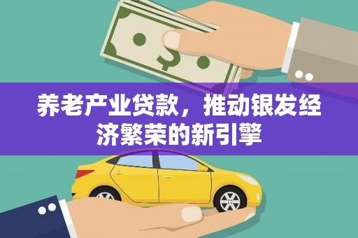 湖北养老产业贷款，推动银发经济繁荣的新引擎