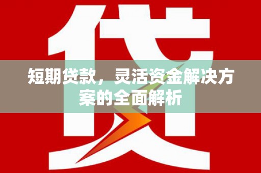 湖北短期贷款，灵活资金解决方案的全面解析