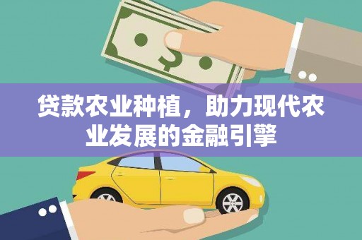 湖北贷款农业种植，助力现代农业发展的金融引擎