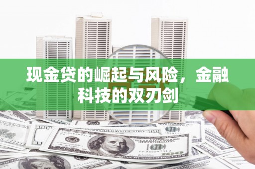 湖北现金贷的崛起与风险，金融科技的双刃剑