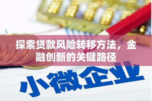 湖北探索贷款风险转移方法，金融创新的关键路径