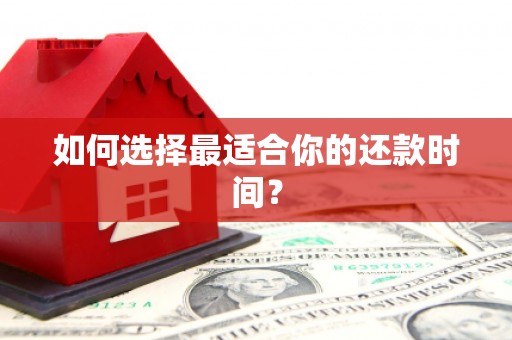湖北如何选择最适合你的还款时间？