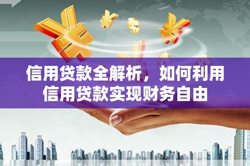湖北信用贷款全解析，如何利用信用贷款实现财务自由